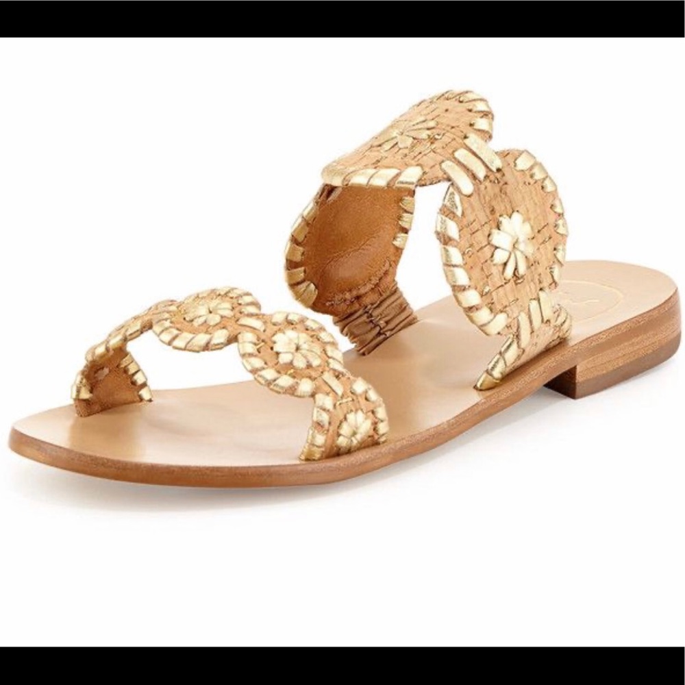 Jack Rogers Lauren Cork Double-Strap Sandals